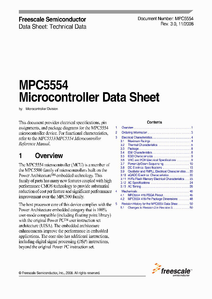 MPC5554_4515209.PDF Datasheet