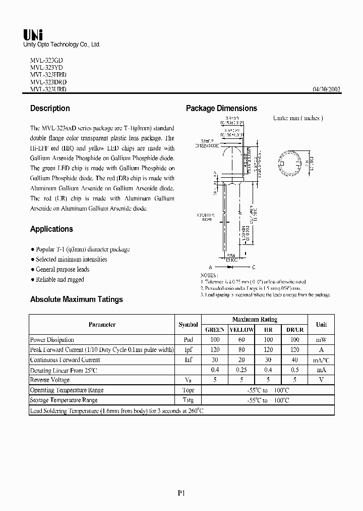 MVL-323YD_4779145.PDF Datasheet