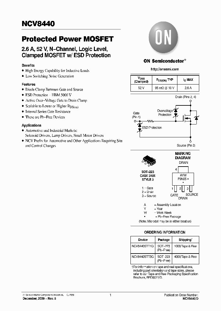 NCV8440STT1G_4727488.PDF Datasheet