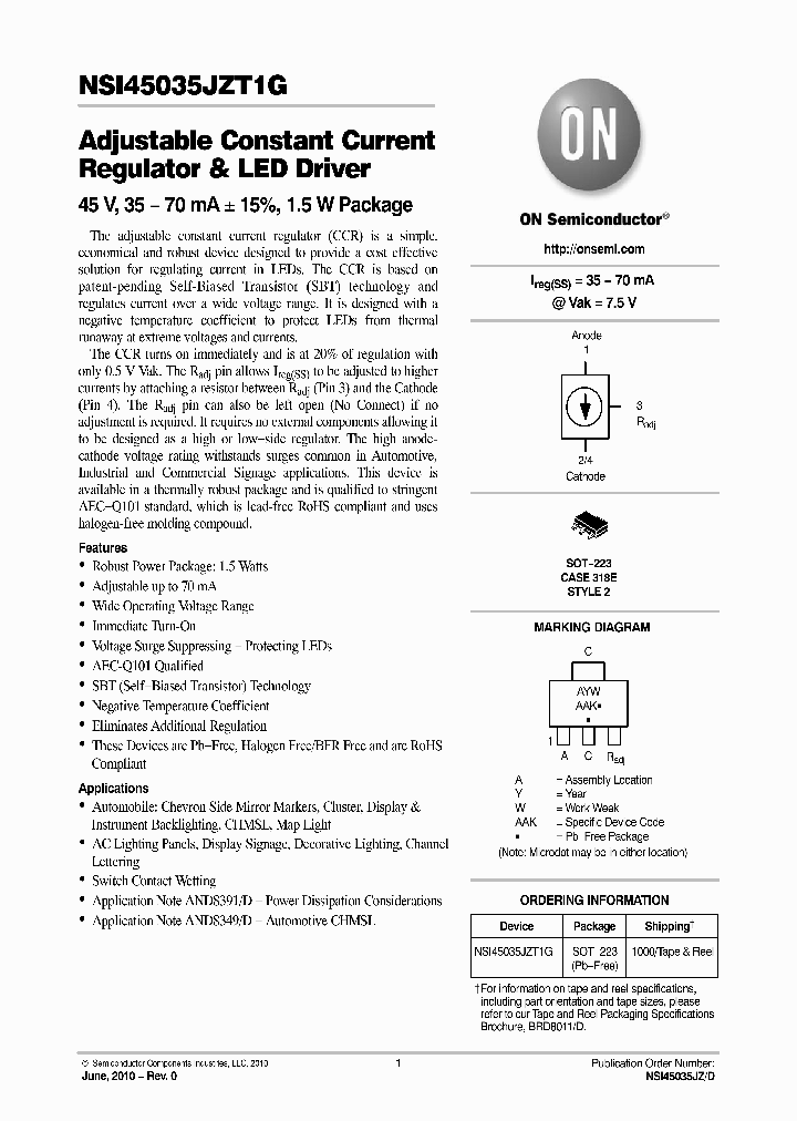 NSI45035JZT1G_4801244.PDF Datasheet