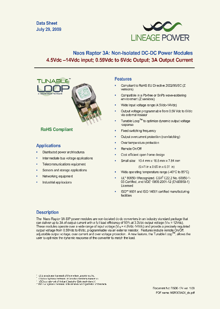 NSR003A0X4-49Z_4741399.PDF Datasheet