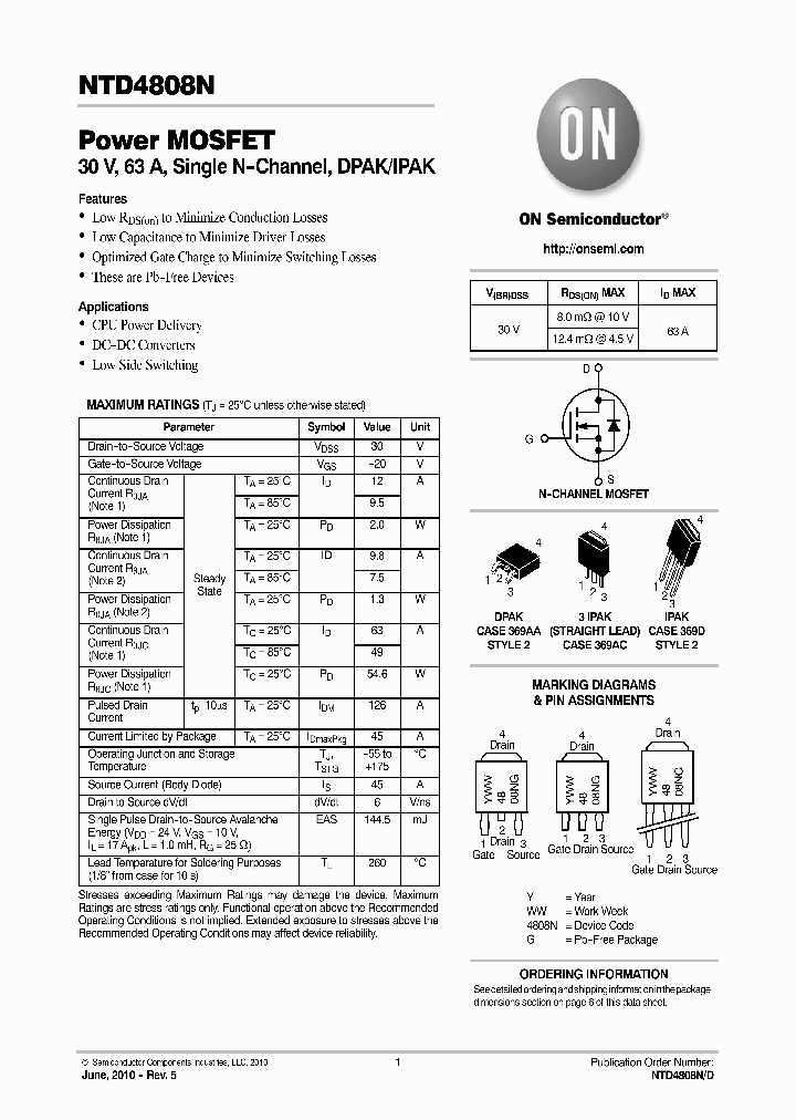 NTD4808N_4750378.PDF Datasheet
