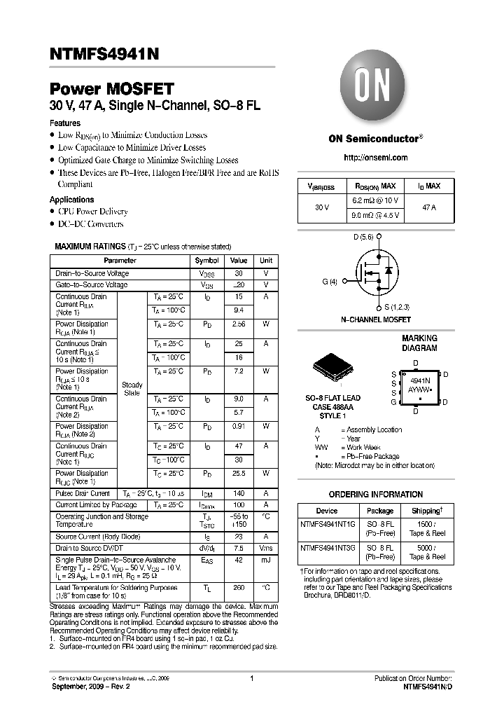 NTMFS4941NT1G_4903553.PDF Datasheet