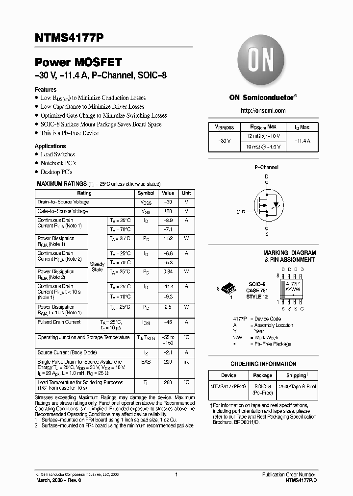 NTMS4177P_4661520.PDF Datasheet