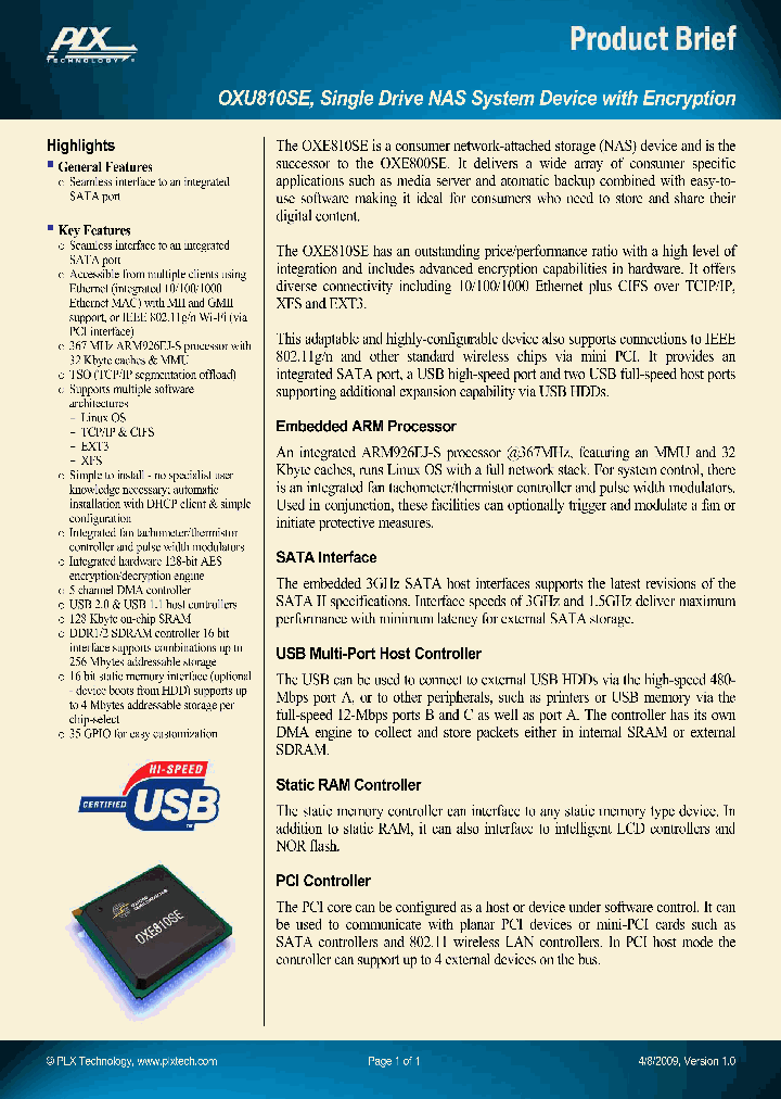 OXE810SE_4702351.PDF Datasheet