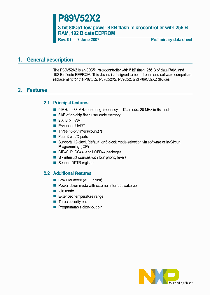 P89V52X2FA_4341475.PDF Datasheet