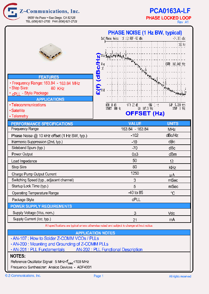 PCA0163A-LF_4540610.PDF Datasheet