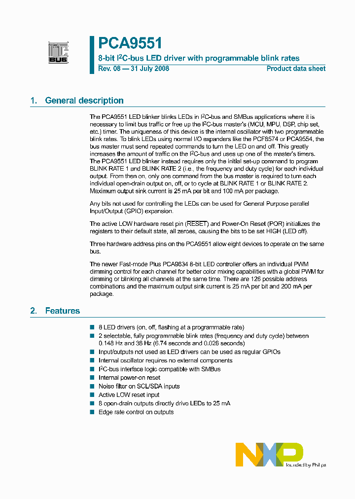 PCA9551_4609412.PDF Datasheet