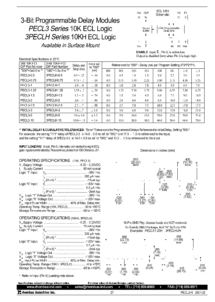 PECL3-051_4405255.PDF Datasheet
