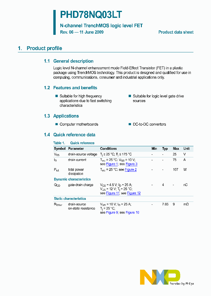PHD78NQ03LT_4584249.PDF Datasheet