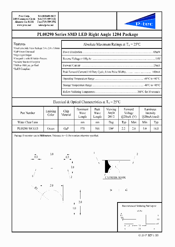 PL00290-WCG13_4524716.PDF Datasheet