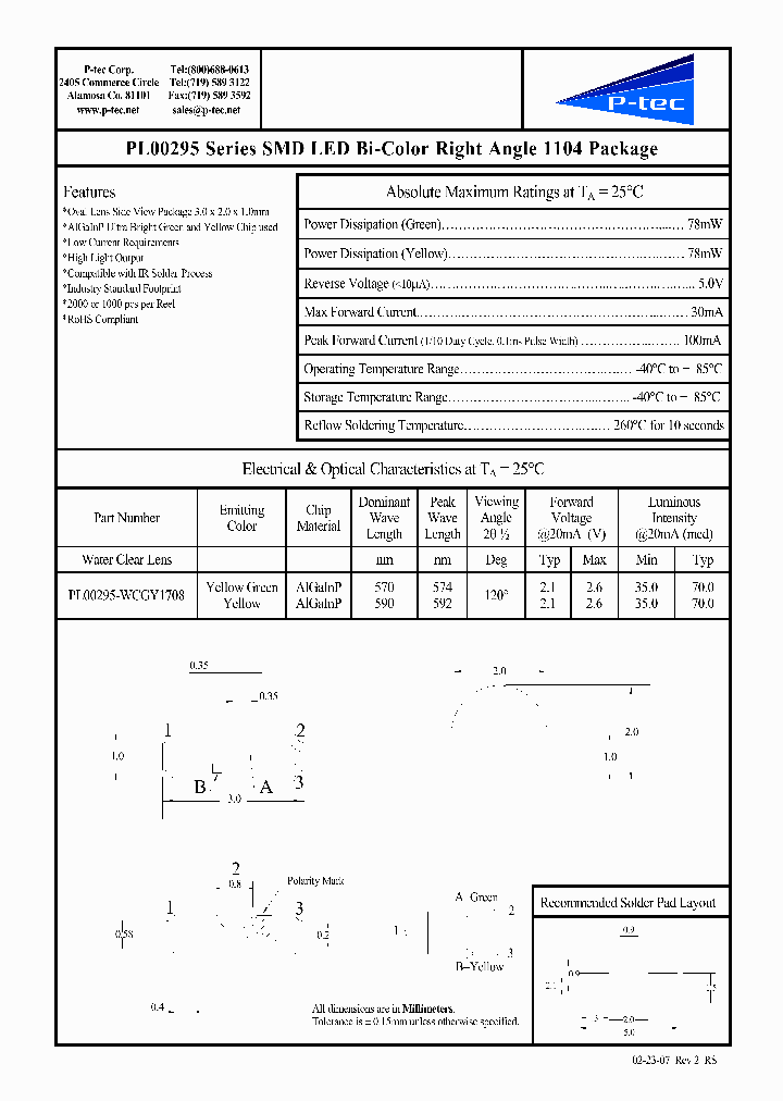 PL00295-WCGY1708_4522439.PDF Datasheet