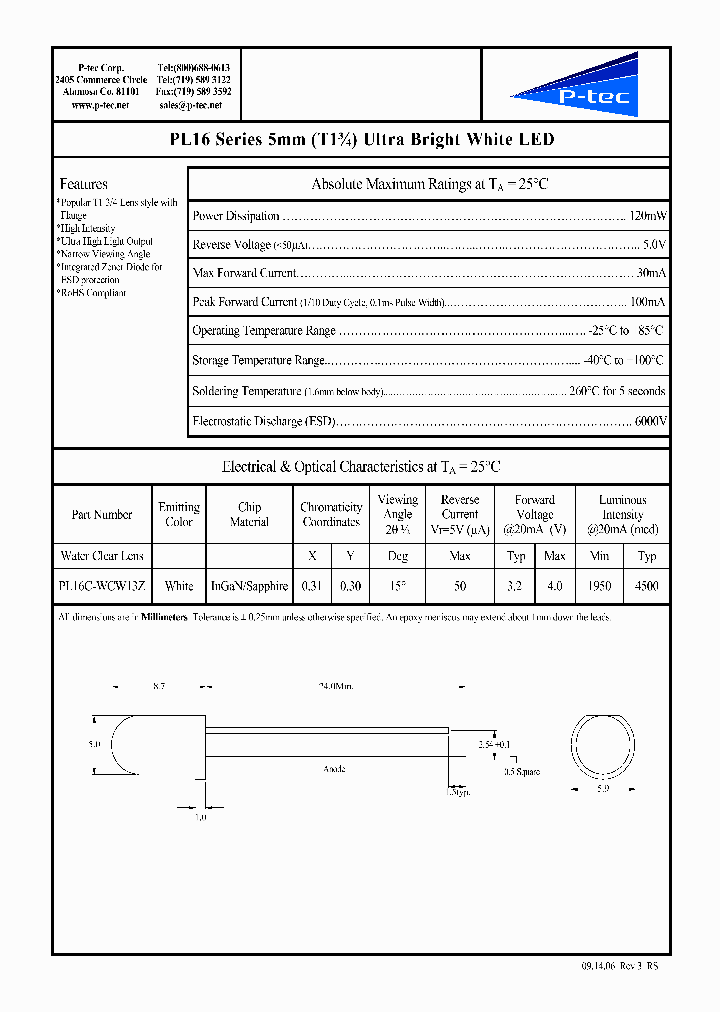 PL16C-WCW13Z_4583402.PDF Datasheet