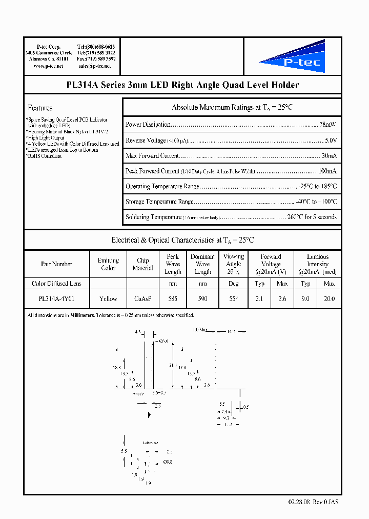 PL314A-4Y01_4530102.PDF Datasheet