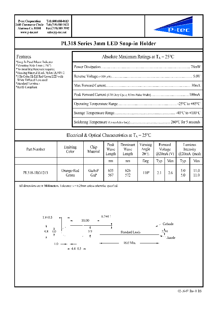 PL318-1RG1213_4465545.PDF Datasheet