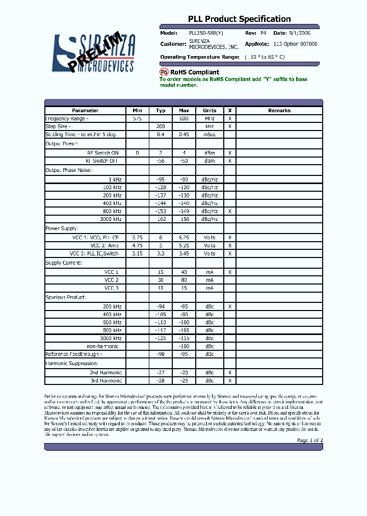 PLL250-588_4298778.PDF Datasheet