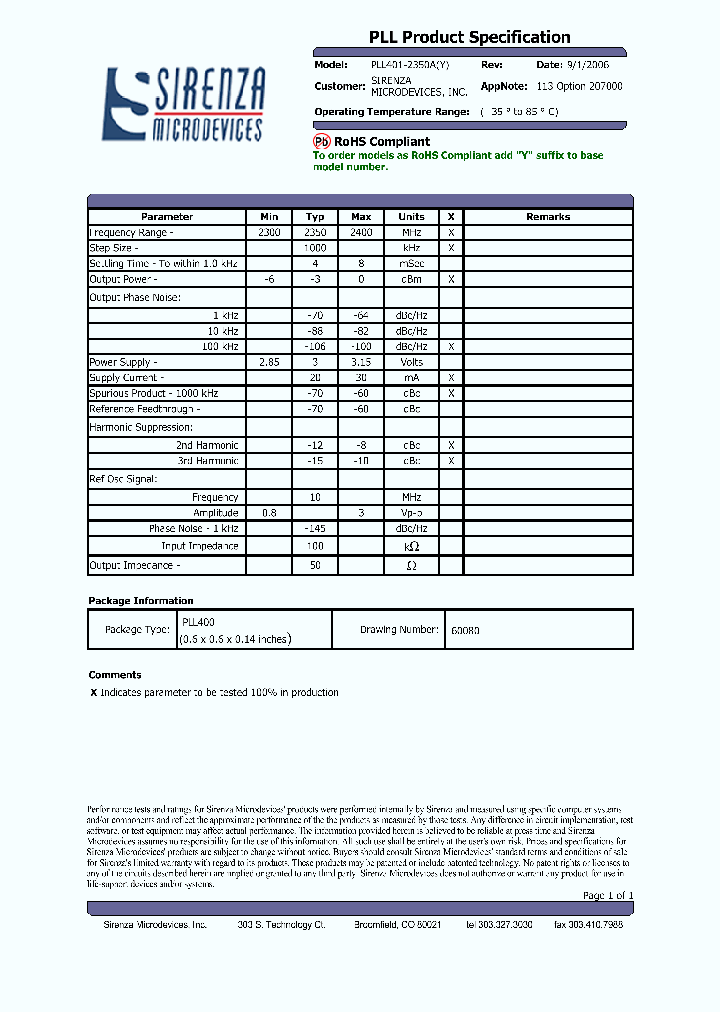 PLL401-2350A_4823695.PDF Datasheet