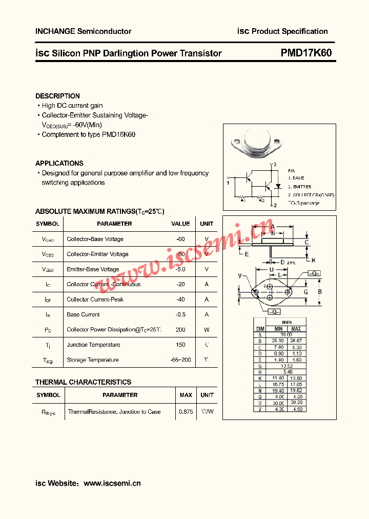 PMD17K60_4709910.PDF Datasheet