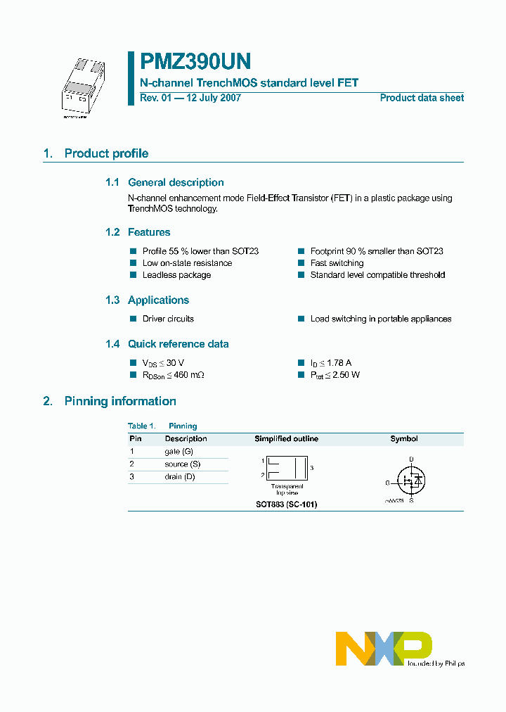 PMZ390UN_4694275.PDF Datasheet