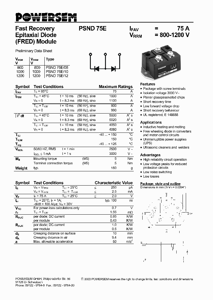 PSND75E-12_4526805.PDF Datasheet