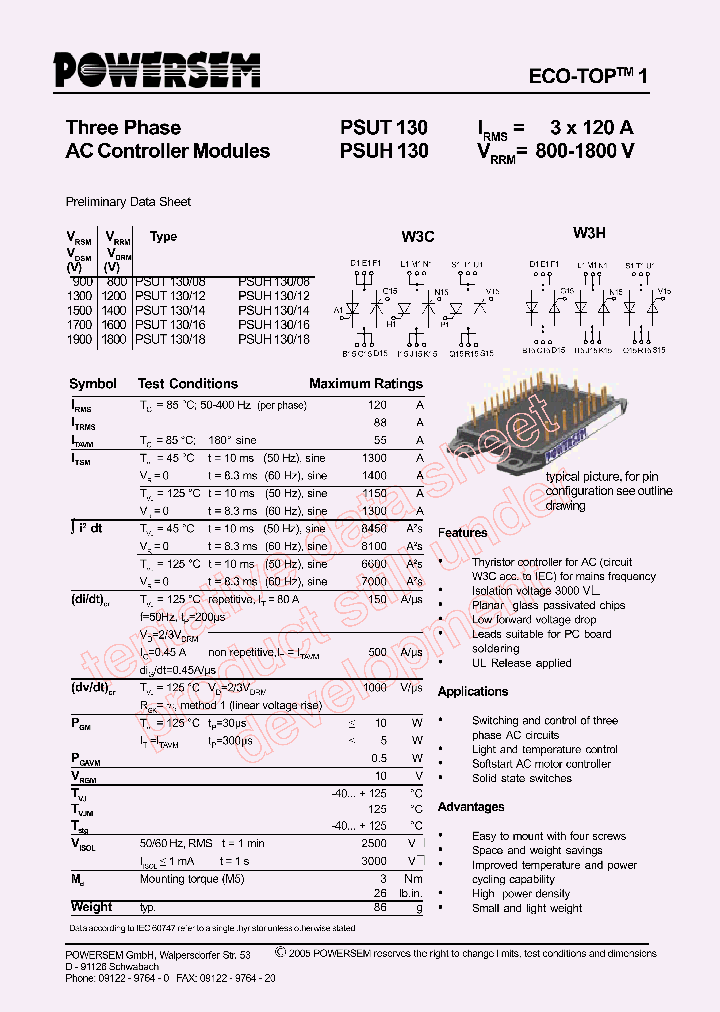 PSUH130_4546938.PDF Datasheet