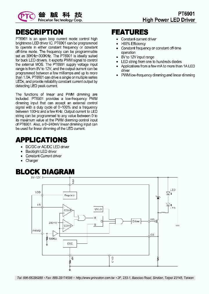 PT6901_4512606.PDF Datasheet