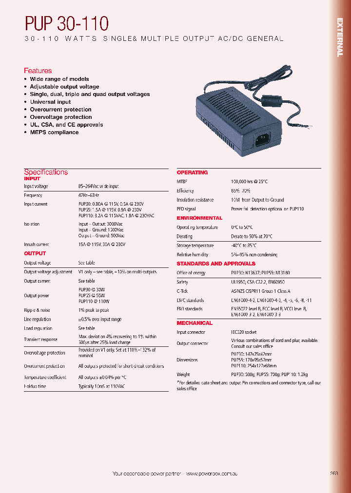 PUP30_4547376.PDF Datasheet