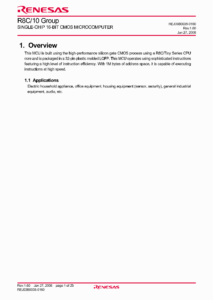 R8C-10_4281208.PDF Datasheet