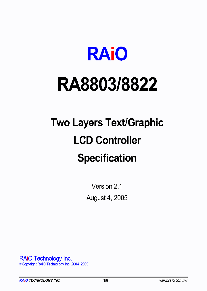 RA8803_4166421.PDF Datasheet