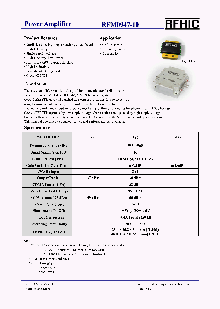 RFM0947-10_4528159.PDF Datasheet