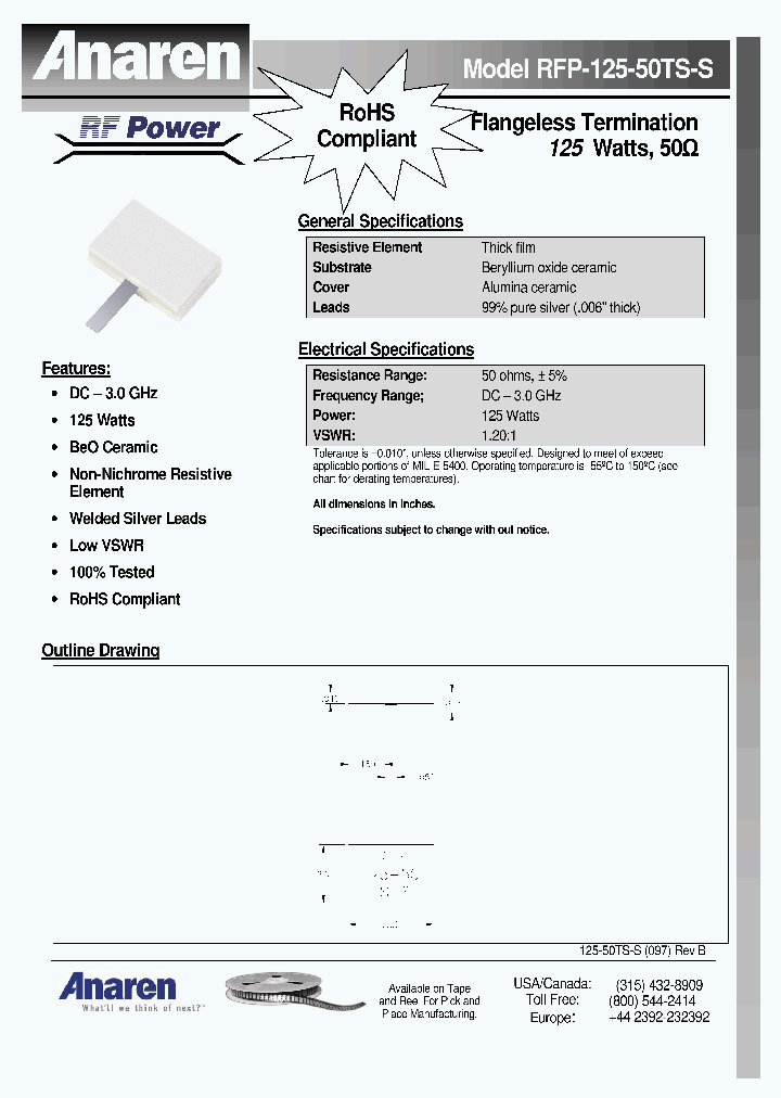 RFP-125-50TS-S_4225787.PDF Datasheet