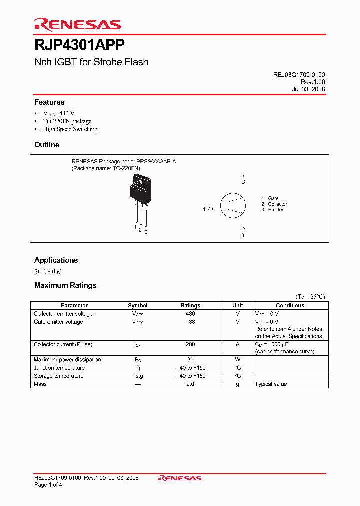 RJP4301APP_4859444.PDF Datasheet