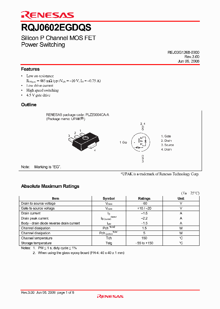 RQJ0602EGDQS_4310810.PDF Datasheet
