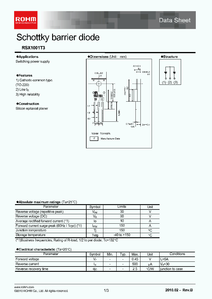 RSX1001T310_4909247.PDF Datasheet