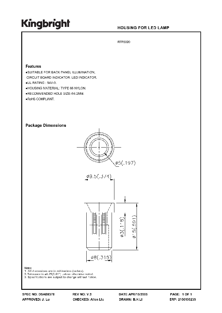 RTF5020_4292611.PDF Datasheet