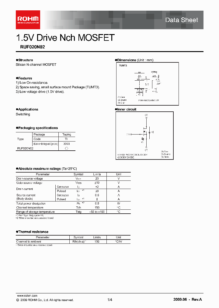 RUF020N02_4547867.PDF Datasheet