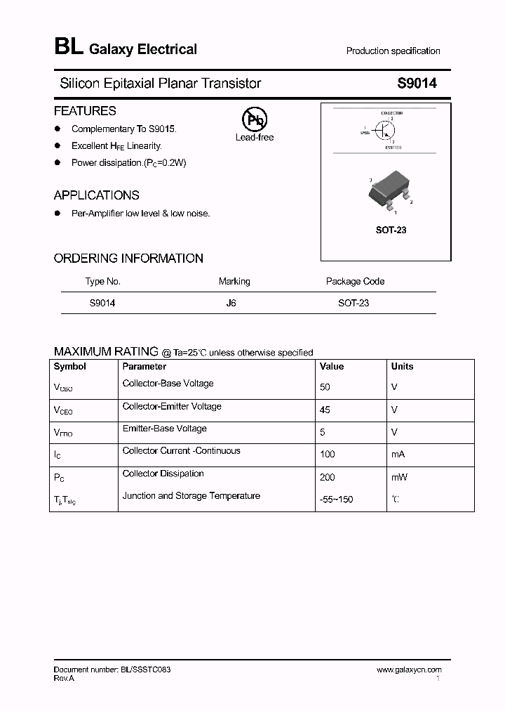 S9014_4340792.PDF Datasheet