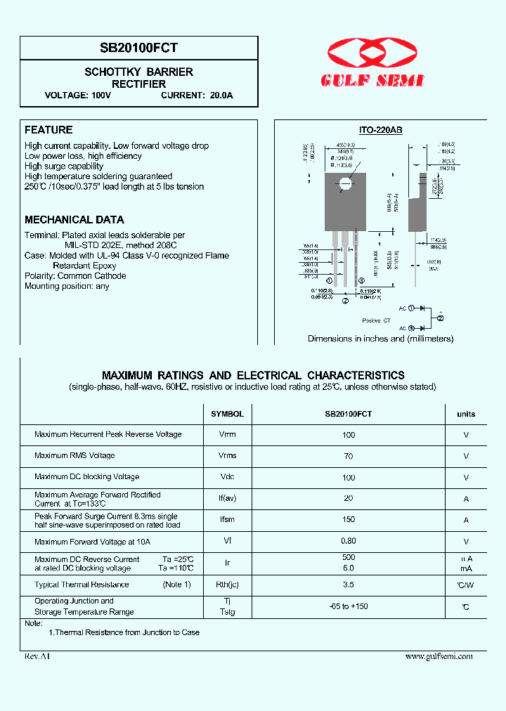 SB20100FCT_4619878.PDF Datasheet