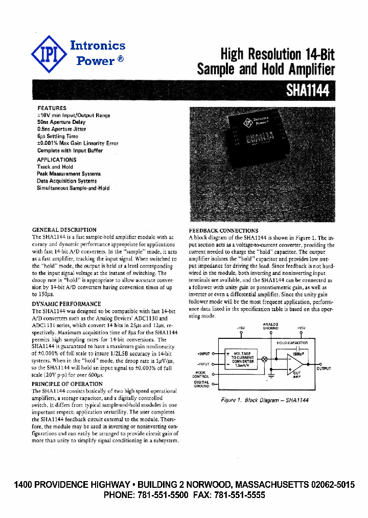 SHA1144_4854506.PDF Datasheet