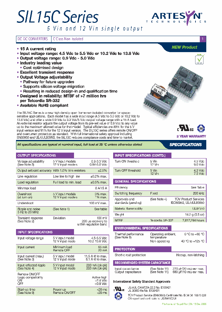 SIL15C_4661113.PDF Datasheet