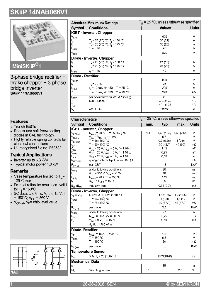 SKIIP14NAB066V106_4313243.PDF Datasheet