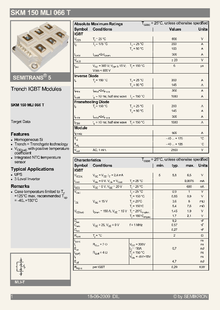 SKM150MLI066T09_4603518.PDF Datasheet