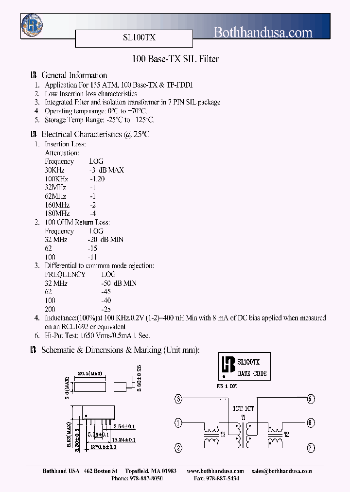 SL100TX_4866525.PDF Datasheet