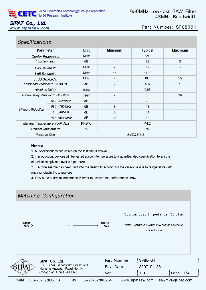 SP65001_4348293.PDF Datasheet