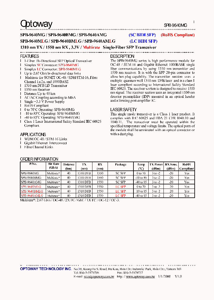 SPB-9640AMG_4617705.PDF Datasheet