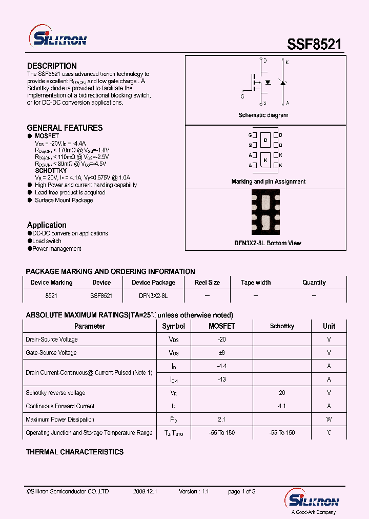 SSF8521_4709649.PDF Datasheet