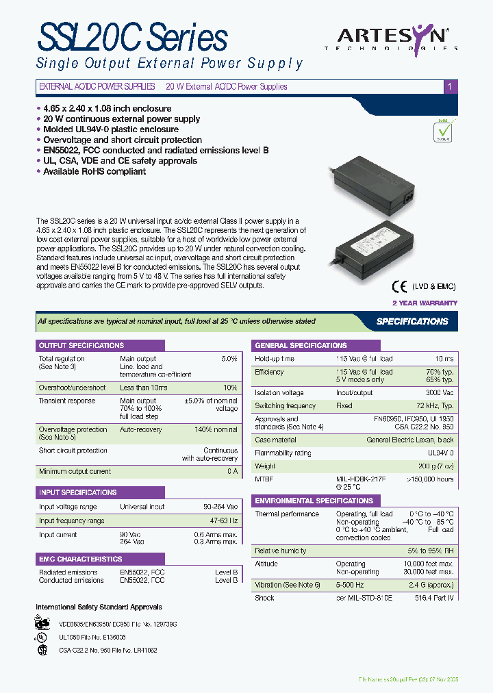 SSL20C-7618J_4316235.PDF Datasheet