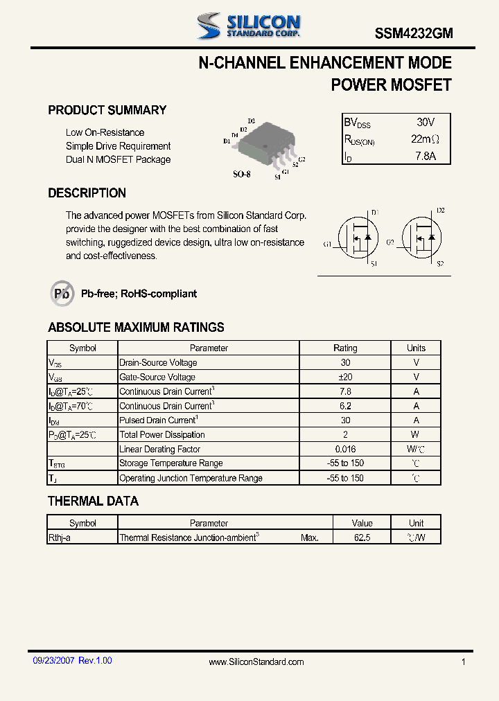 SSM4232GM_4542038.PDF Datasheet