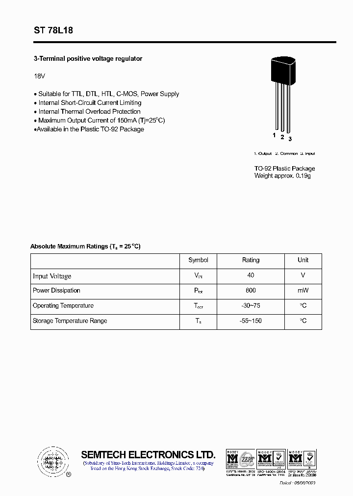 ST78L18_4712528.PDF Datasheet