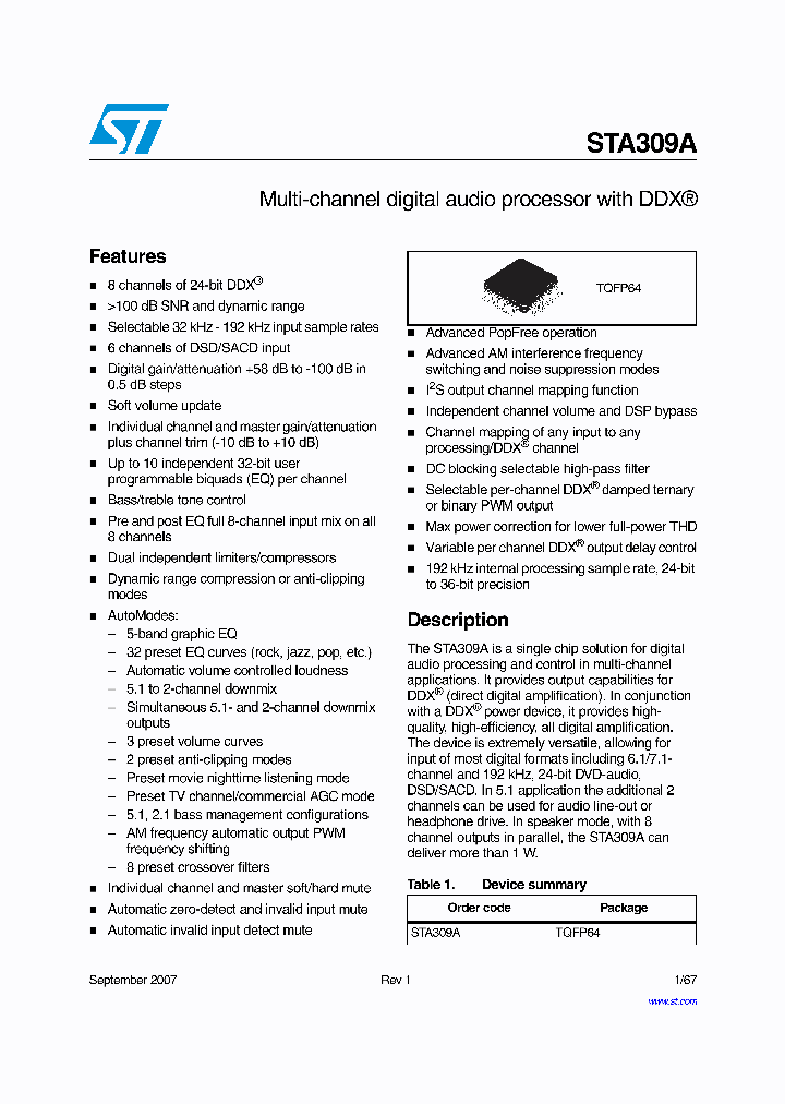 STA309A_4466062.PDF Datasheet